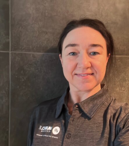Myotherapist Jo Matheson