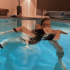 Muscle Freedom remedial massage therapist Damian Finn learning Watsu.